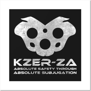 Kzer-Za White Posters and Art